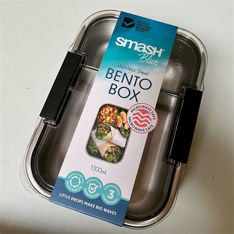 smash stainless steel lunch box microwave safe|Smash Microwave Safe Stainless Steel Lunch/Sandwich/Meal .